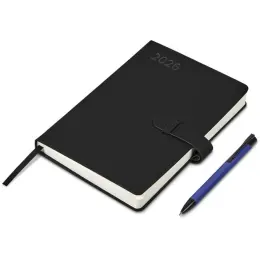 Altitude Enterprise A5 2026 Diary & Zeta Pen Set Blue